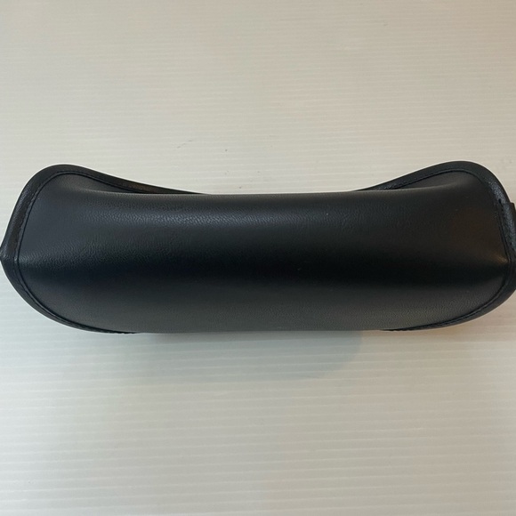 Ralph Lauren Black Vegan Leather Semi Hard Sunglasses Case - Picture 3 of 8